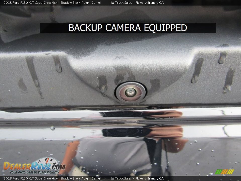 2018 Ford F150 XLT SuperCrew 4x4 Shadow Black / Light Camel Photo #35
