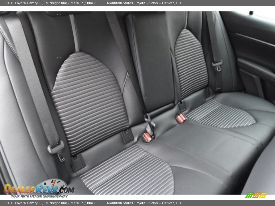 2018 Toyota Camry SE Midnight Black Metallic / Black Photo #19