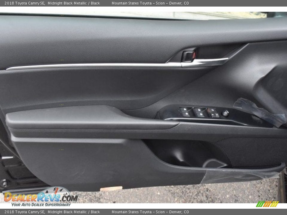 2018 Toyota Camry SE Midnight Black Metallic / Black Photo #20