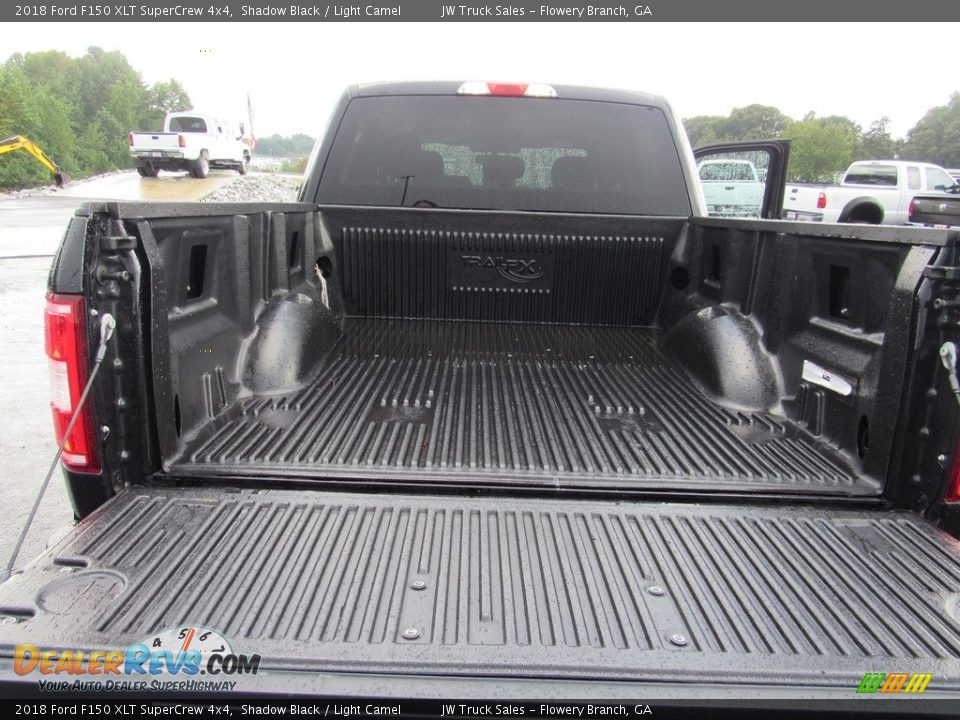 2018 Ford F150 XLT SuperCrew 4x4 Shadow Black / Light Camel Photo #36
