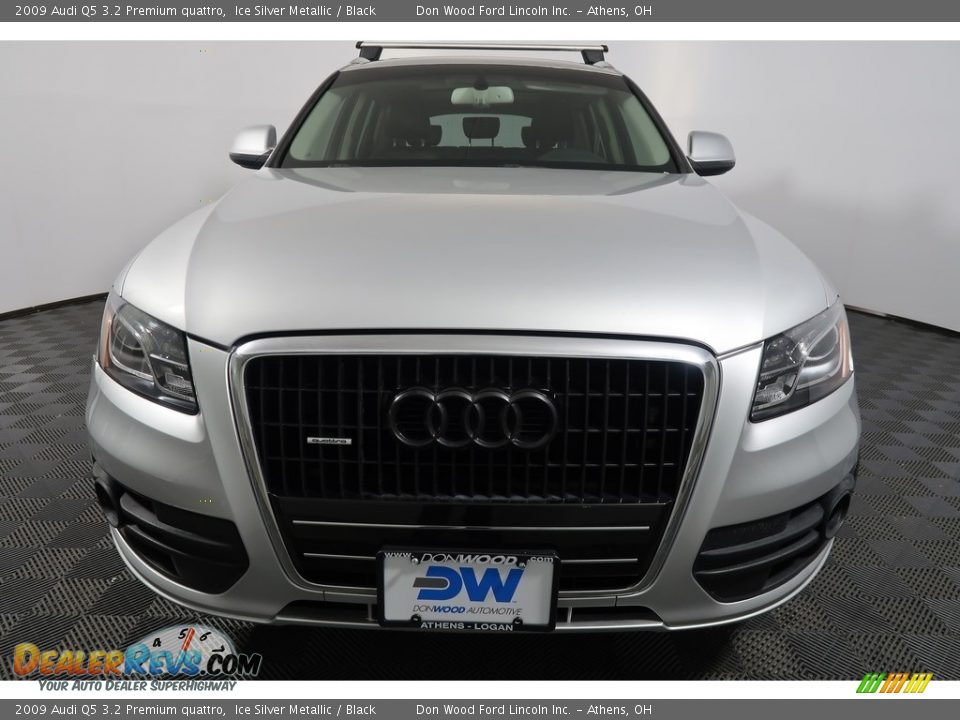 2009 Audi Q5 3.2 Premium quattro Ice Silver Metallic / Black Photo #6