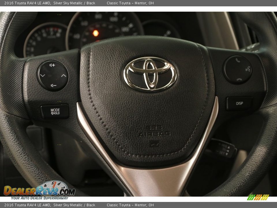 2016 Toyota RAV4 LE AWD Silver Sky Metallic / Black Photo #7