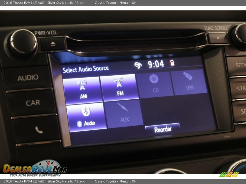 2016 Toyota RAV4 LE AWD Silver Sky Metallic / Black Photo #10