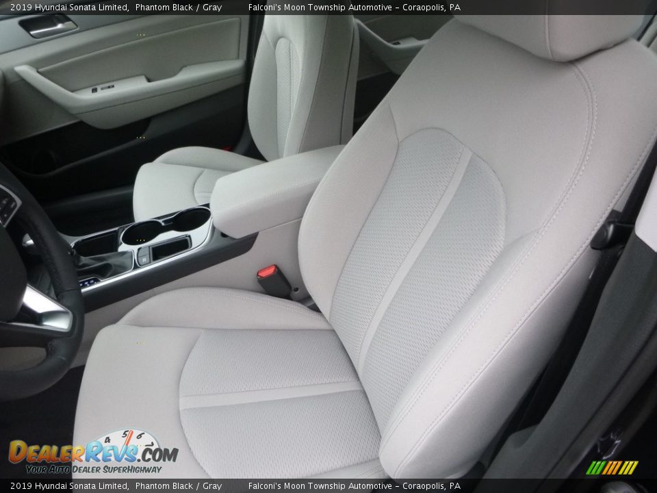 Front Seat of 2019 Hyundai Sonata Limited Photo #11