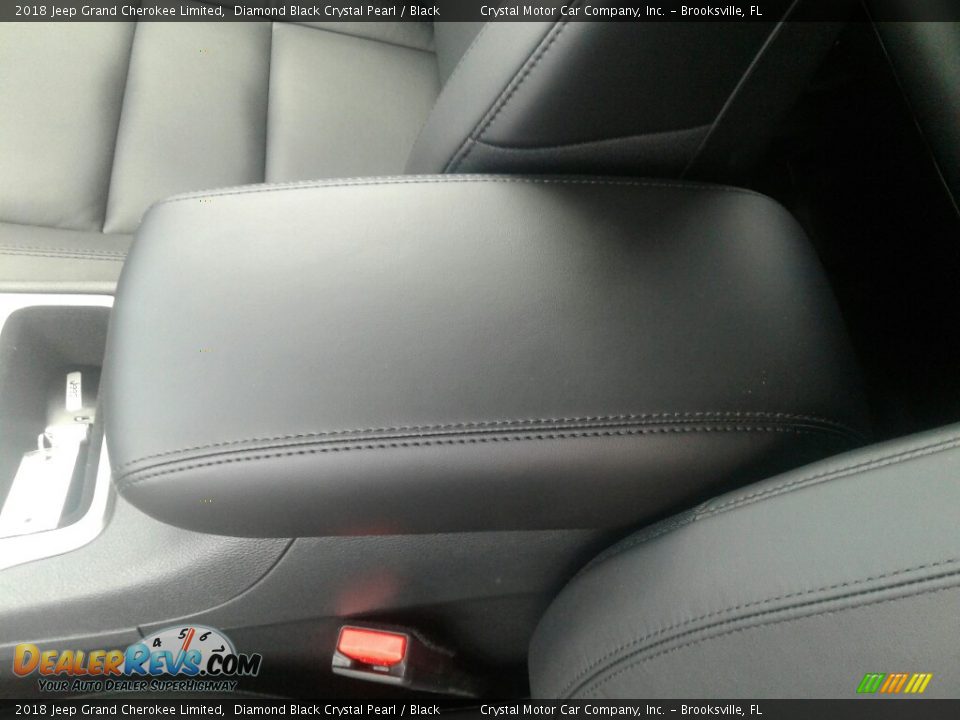 2018 Jeep Grand Cherokee Limited Diamond Black Crystal Pearl / Black Photo #18