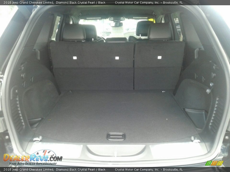 2018 Jeep Grand Cherokee Limited Diamond Black Crystal Pearl / Black Photo #19