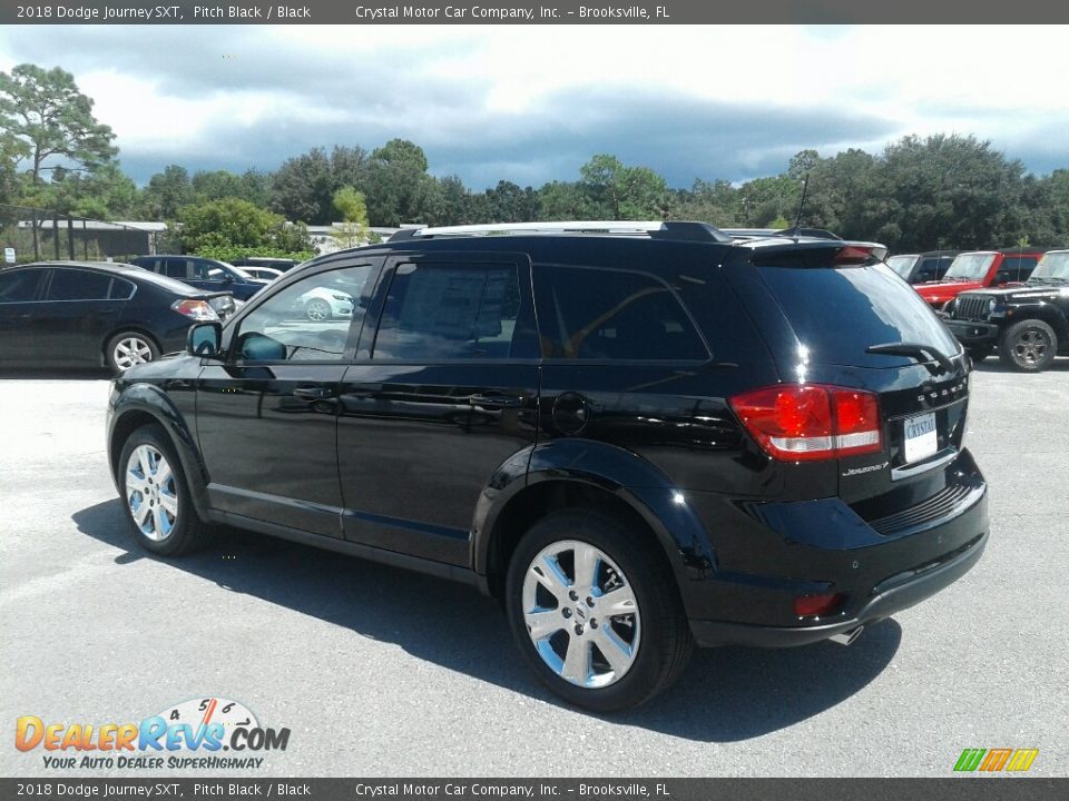 2018 Dodge Journey SXT Pitch Black / Black Photo #3