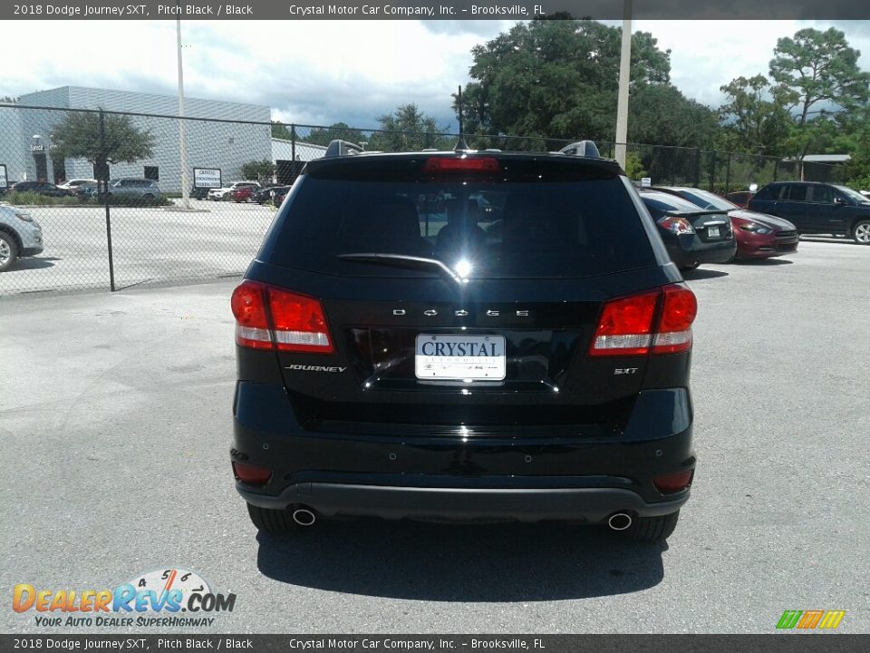 2018 Dodge Journey SXT Pitch Black / Black Photo #4