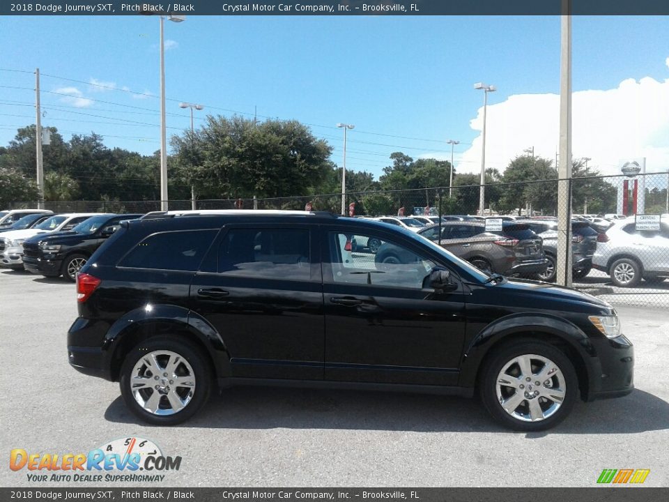 2018 Dodge Journey SXT Pitch Black / Black Photo #6