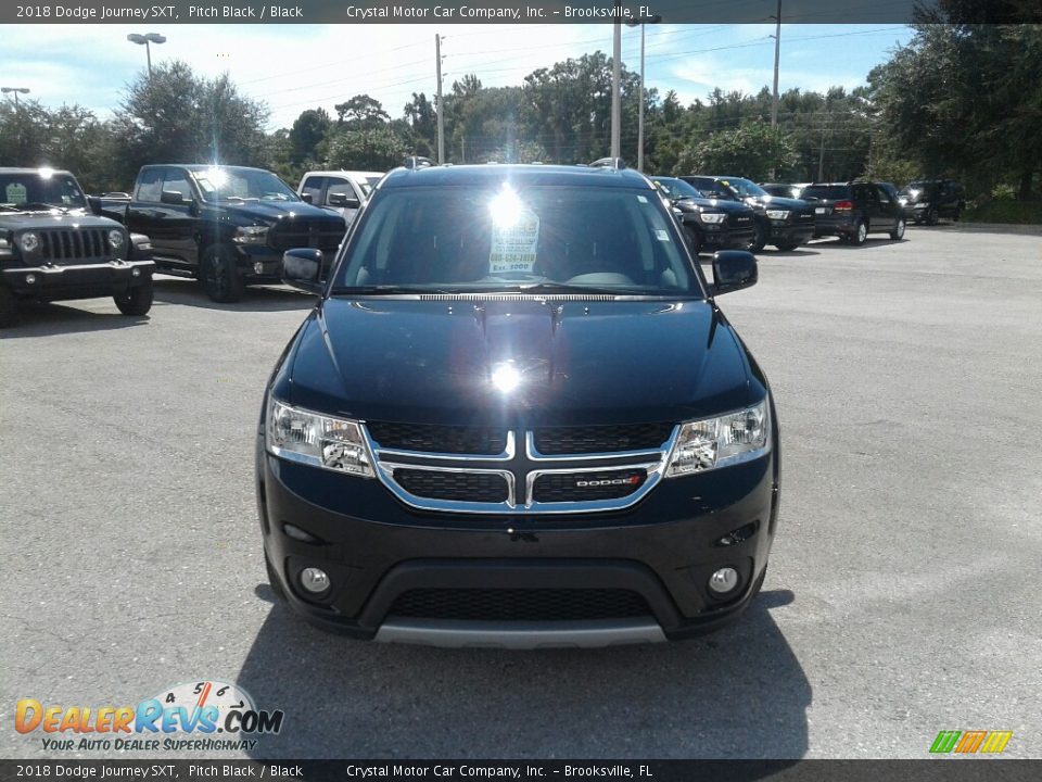 2018 Dodge Journey SXT Pitch Black / Black Photo #8