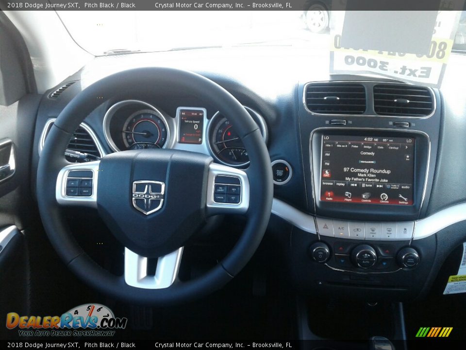 2018 Dodge Journey SXT Pitch Black / Black Photo #13