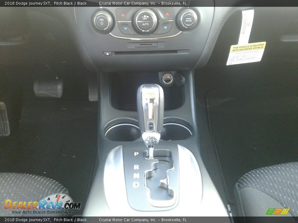 2018 Dodge Journey SXT Pitch Black / Black Photo #16