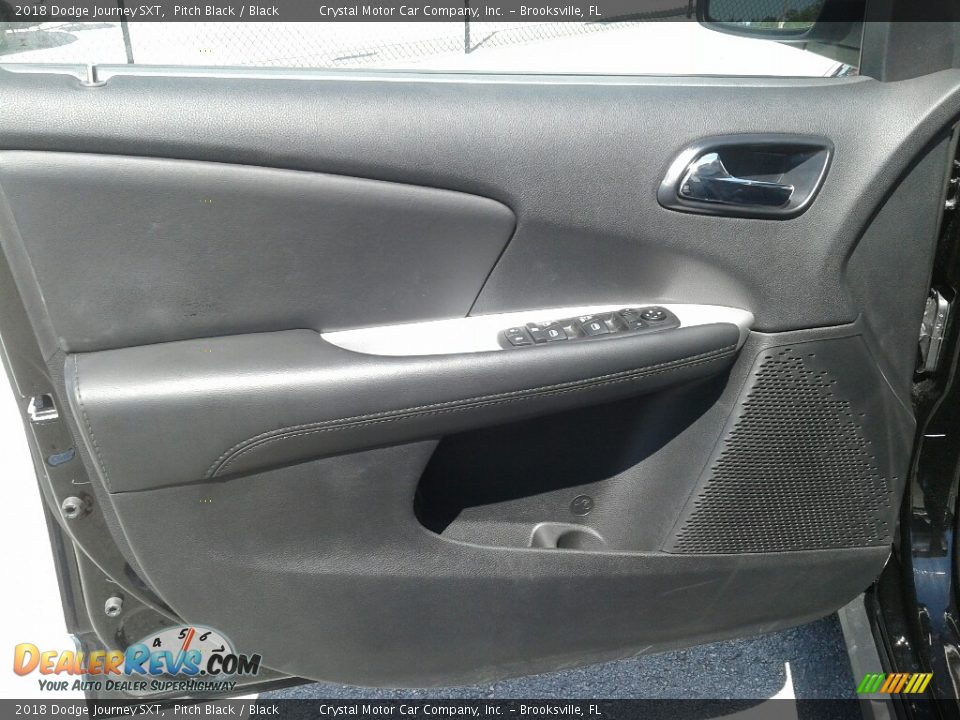 2018 Dodge Journey SXT Pitch Black / Black Photo #17