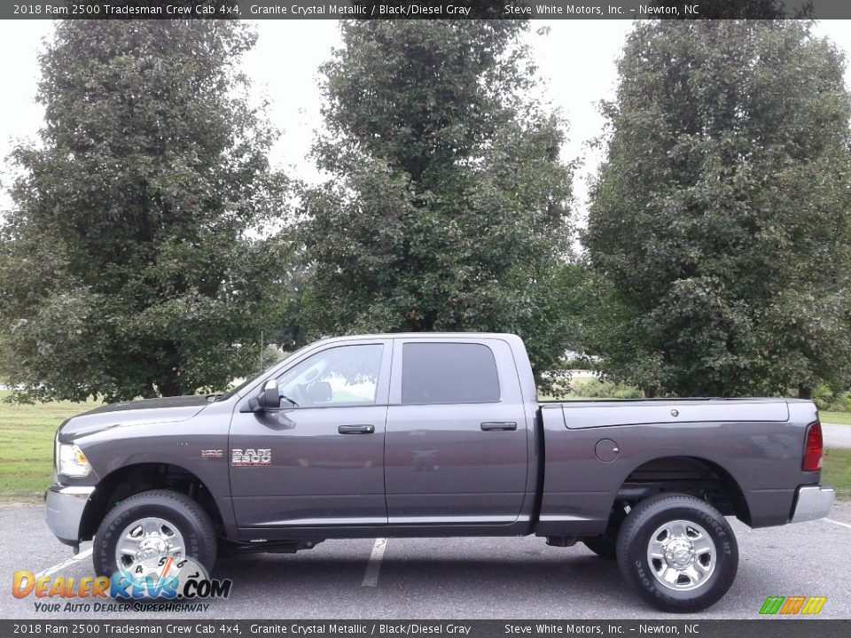 2018 Ram 2500 Tradesman Crew Cab 4x4 Granite Crystal Metallic / Black/Diesel Gray Photo #1