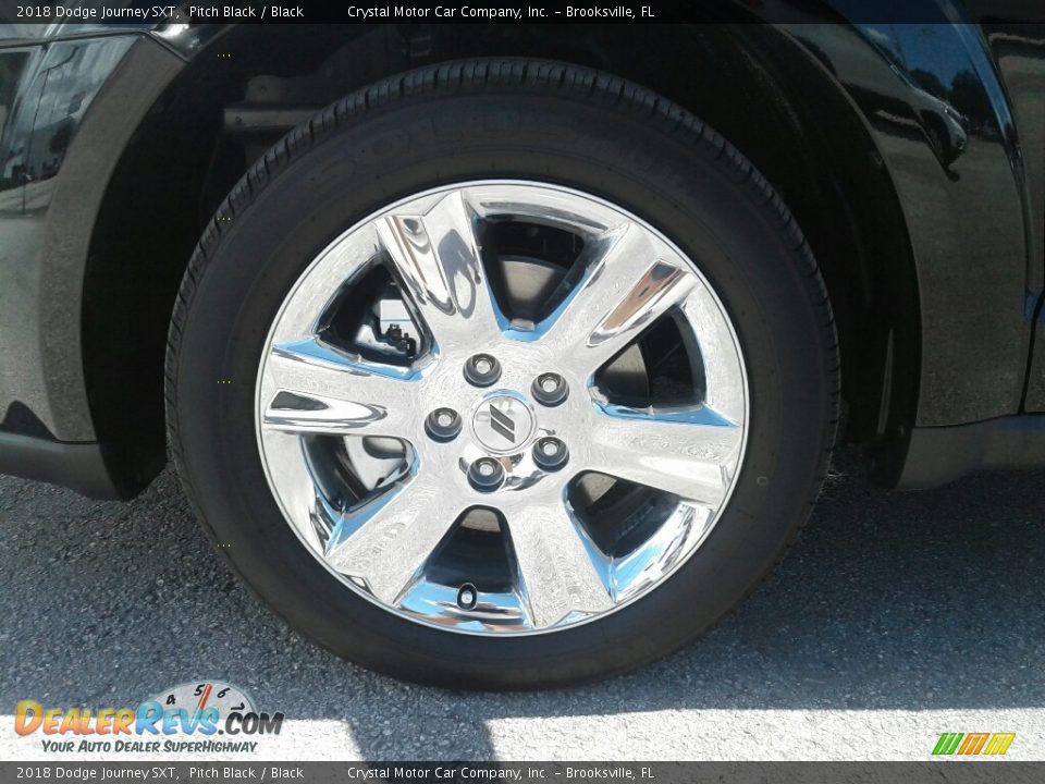 2018 Dodge Journey SXT Pitch Black / Black Photo #20