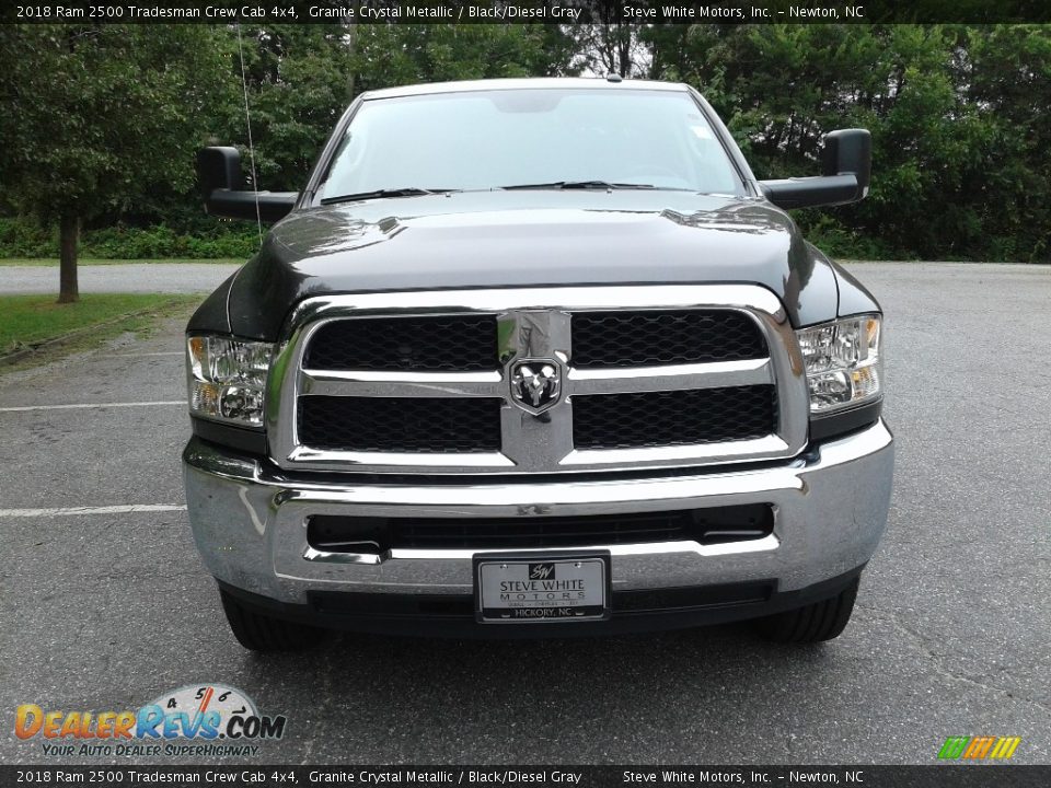 2018 Ram 2500 Tradesman Crew Cab 4x4 Granite Crystal Metallic / Black/Diesel Gray Photo #3