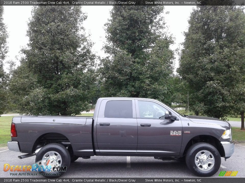 2018 Ram 2500 Tradesman Crew Cab 4x4 Granite Crystal Metallic / Black/Diesel Gray Photo #5