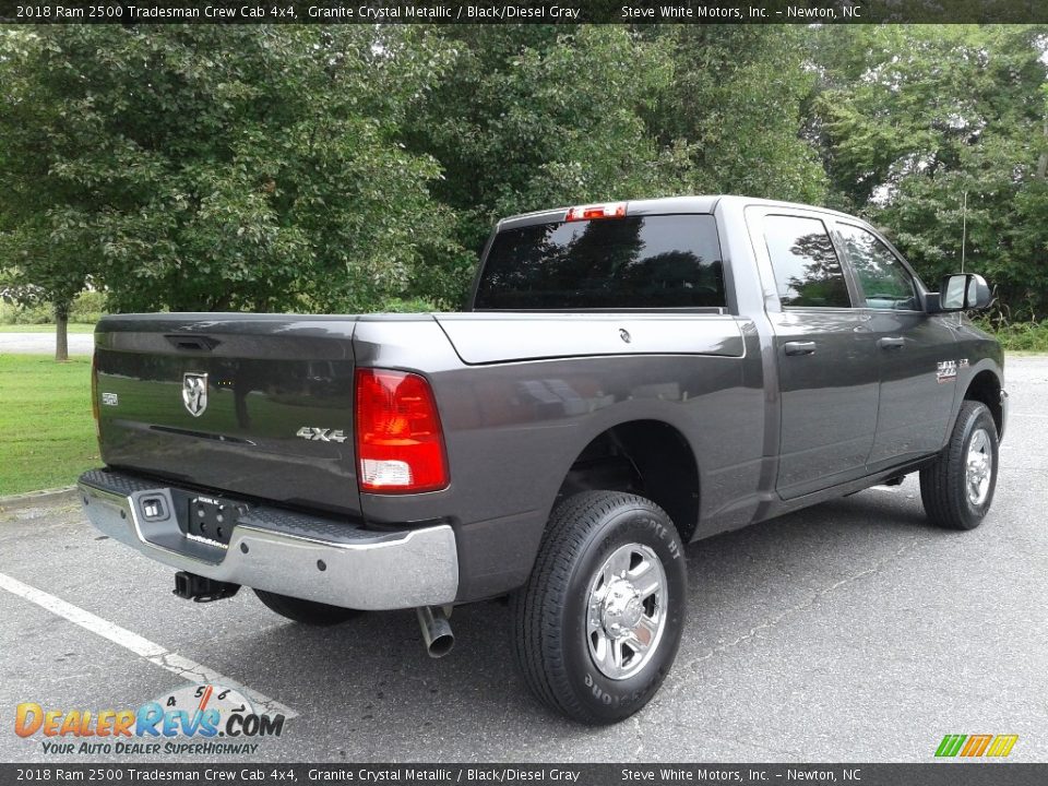 2018 Ram 2500 Tradesman Crew Cab 4x4 Granite Crystal Metallic / Black/Diesel Gray Photo #6