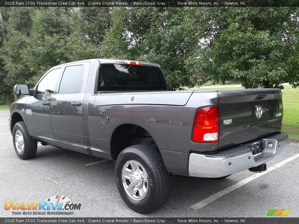 2018 Ram 2500 Tradesman Crew Cab 4x4 Granite Crystal Metallic / Black/Diesel Gray Photo #8