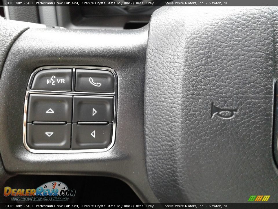 2018 Ram 2500 Tradesman Crew Cab 4x4 Granite Crystal Metallic / Black/Diesel Gray Photo #17