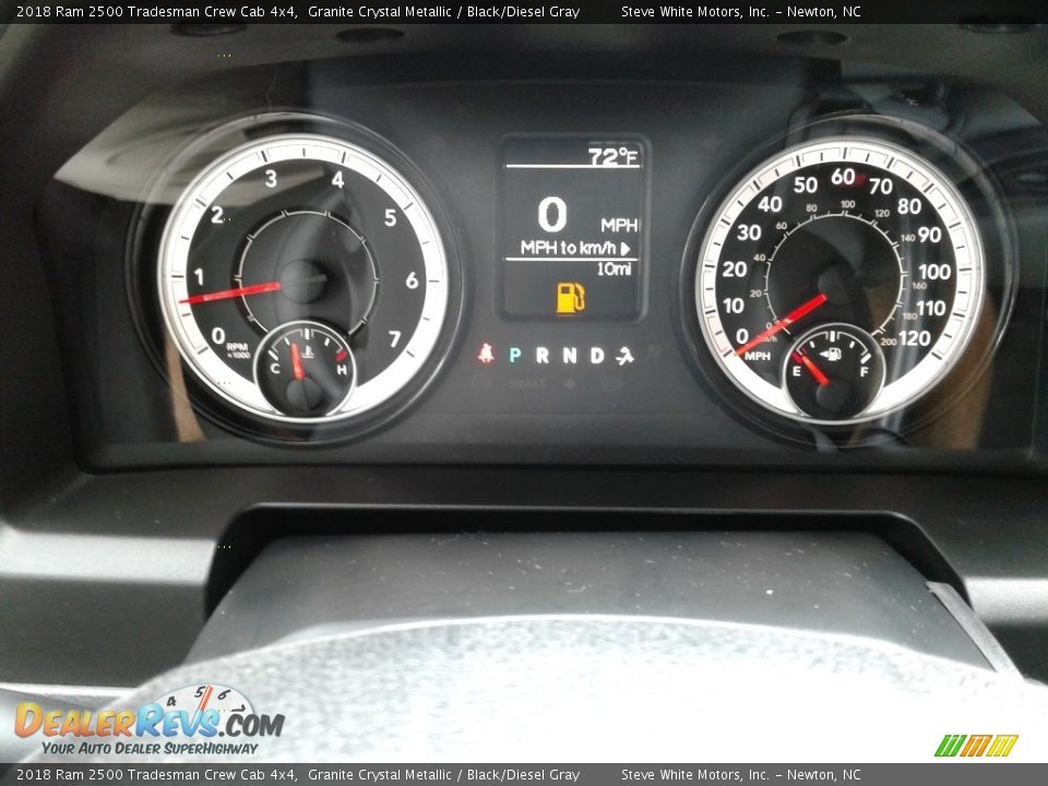 2018 Ram 2500 Tradesman Crew Cab 4x4 Granite Crystal Metallic / Black/Diesel Gray Photo #19