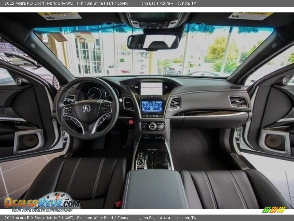 Ebony Interior - 2019 Acura RLX Sport Hybrid SH-AWD Photo #9