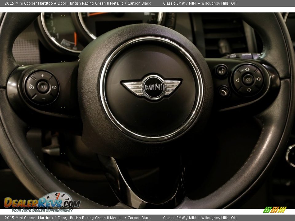 2015 Mini Cooper Hardtop 4 Door British Racing Green II Metallic / Carbon Black Photo #6