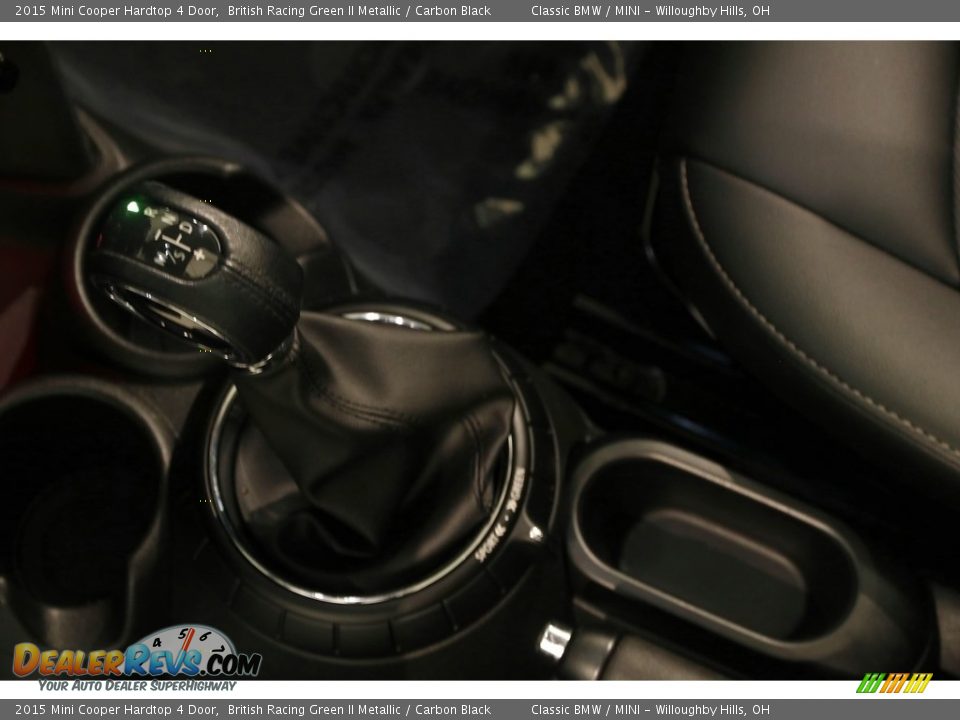 2015 Mini Cooper Hardtop 4 Door British Racing Green II Metallic / Carbon Black Photo #13