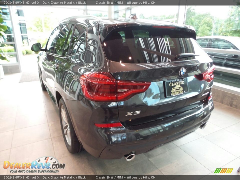 2019 BMW X3 xDrive30i Dark Graphite Metallic / Black Photo #2