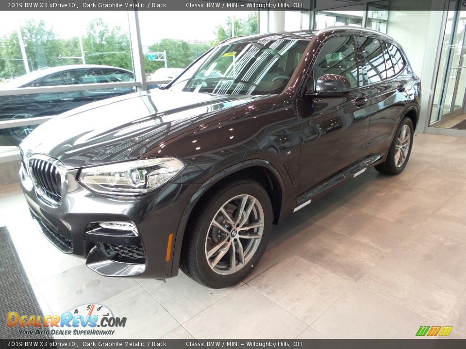 2019 BMW X3 xDrive30i Dark Graphite Metallic / Black Photo #3