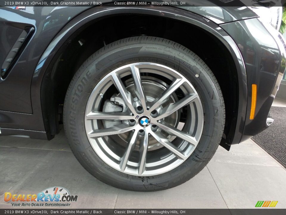 2019 BMW X3 xDrive30i Dark Graphite Metallic / Black Photo #5