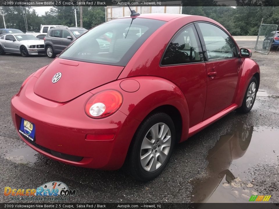 2009 Volkswagen New Beetle 2.5 Coupe Salsa Red / Black Photo #5