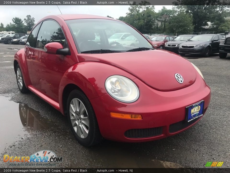 2009 Volkswagen New Beetle 2.5 Coupe Salsa Red / Black Photo #7