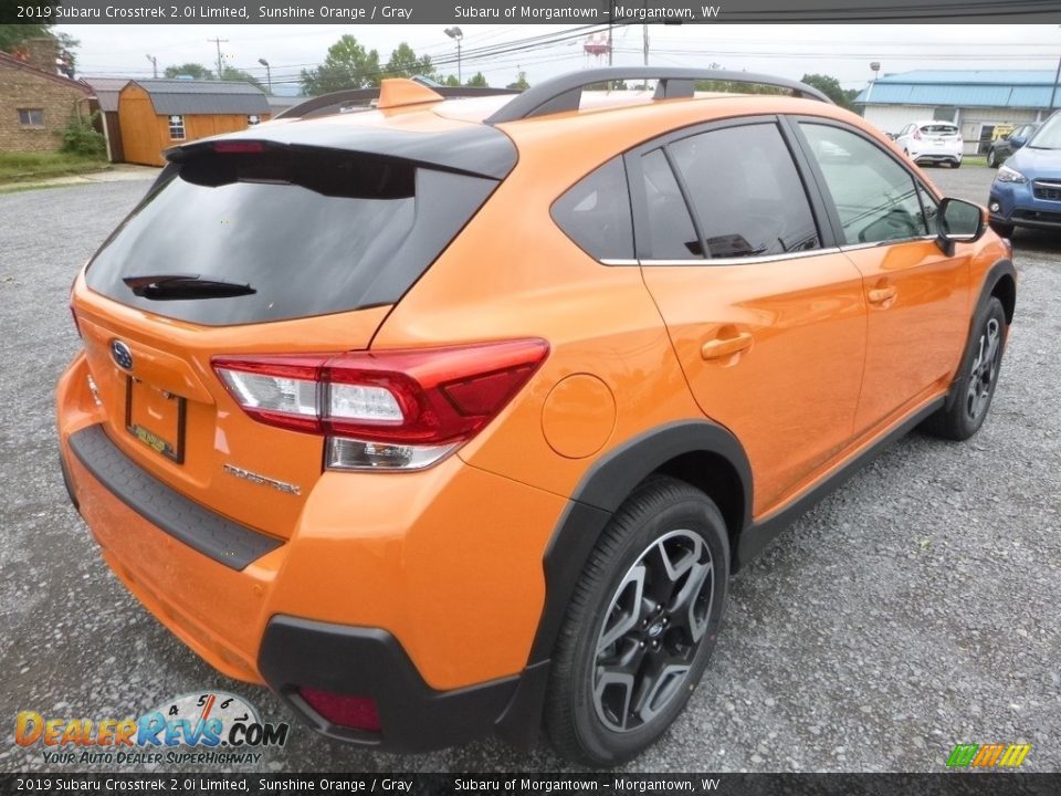 2019 Subaru Crosstrek 2.0i Limited Sunshine Orange / Gray Photo #4