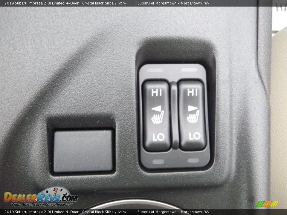 2019 Subaru Impreza 2.0i Limited 4-Door Crystal Black Silica / Ivory Photo #17