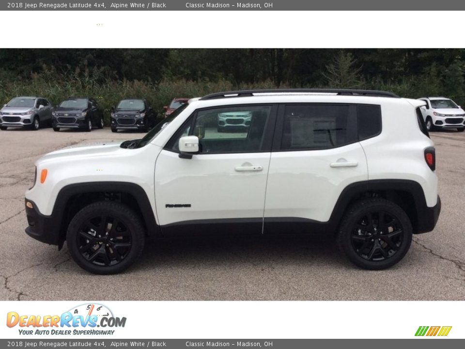 2018 Jeep Renegade Latitude 4x4 Alpine White / Black Photo #2