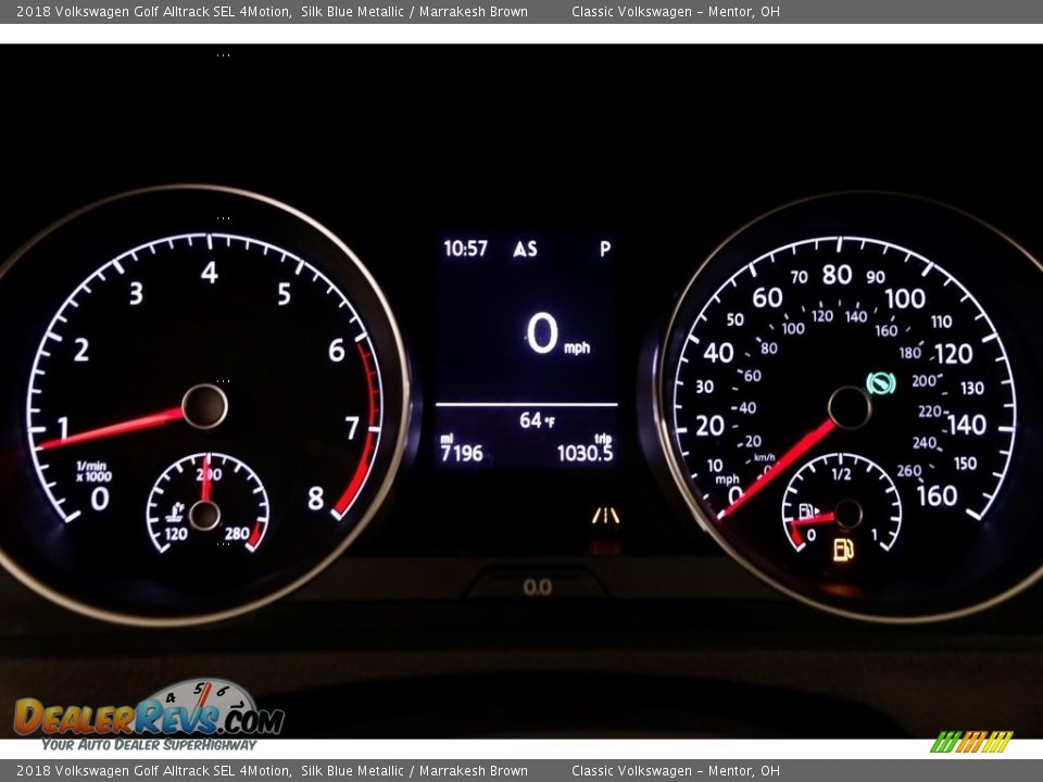 2018 Volkswagen Golf Alltrack SEL 4Motion Gauges Photo #8