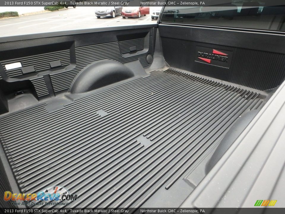 2013 Ford F150 STX SuperCab 4x4 Tuxedo Black Metallic / Steel Gray Photo #9