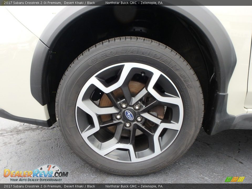 2017 Subaru Crosstrek 2.0i Premium Desert Khaki / Black Photo #14