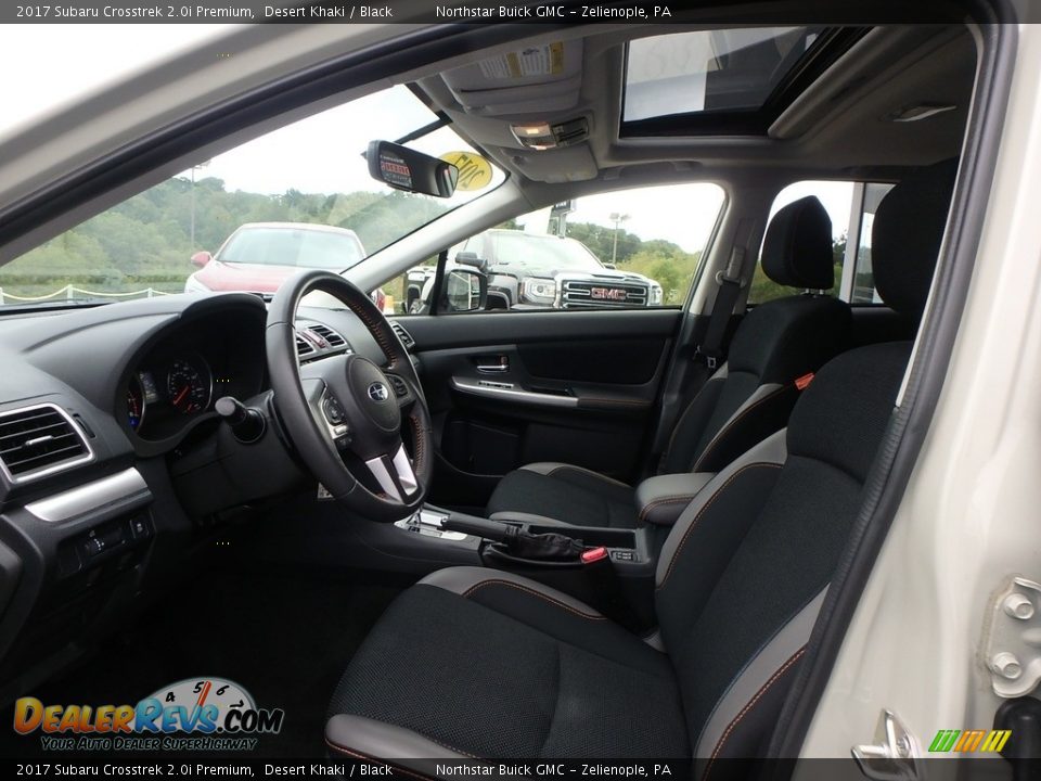 2017 Subaru Crosstrek 2.0i Premium Desert Khaki / Black Photo #15
