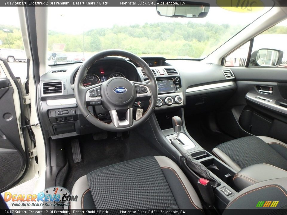 2017 Subaru Crosstrek 2.0i Premium Desert Khaki / Black Photo #17