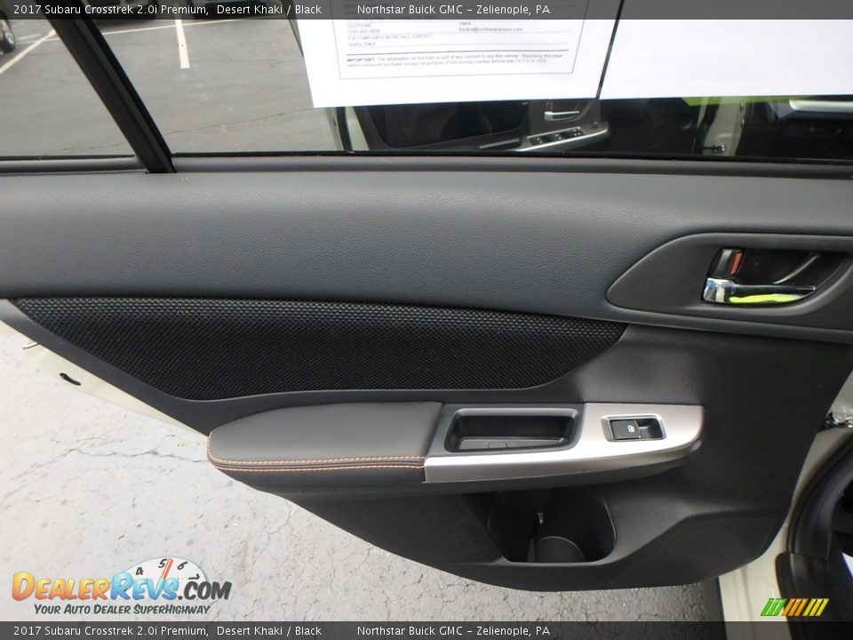 2017 Subaru Crosstrek 2.0i Premium Desert Khaki / Black Photo #18