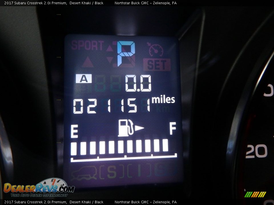 2017 Subaru Crosstrek 2.0i Premium Desert Khaki / Black Photo #22