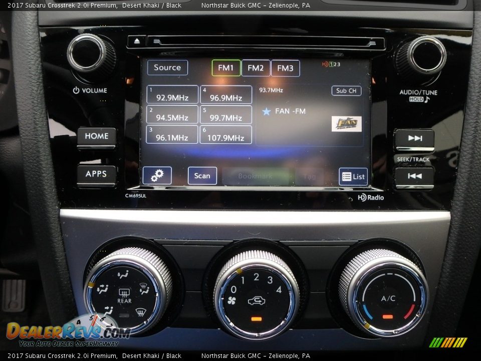 2017 Subaru Crosstrek 2.0i Premium Desert Khaki / Black Photo #27