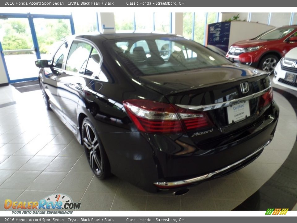 2016 Honda Accord Sport Sedan Crystal Black Pearl / Black Photo #3