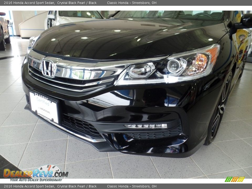 2016 Honda Accord Sport Sedan Crystal Black Pearl / Black Photo #7