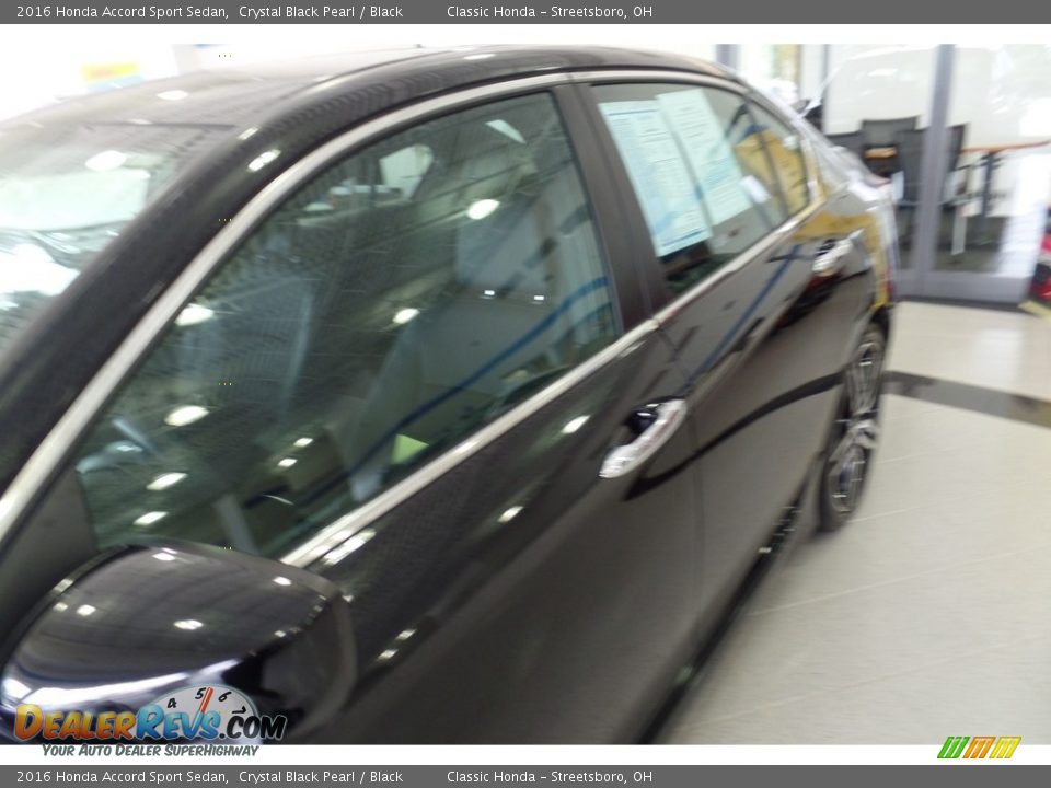 2016 Honda Accord Sport Sedan Crystal Black Pearl / Black Photo #8