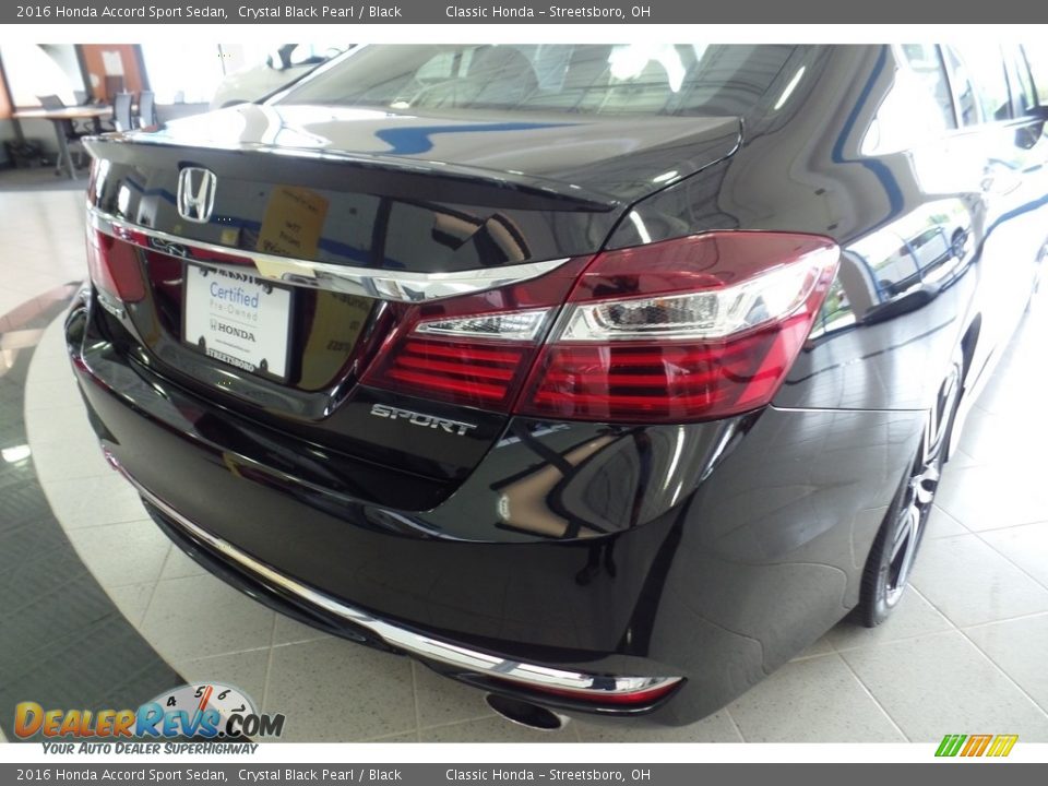 2016 Honda Accord Sport Sedan Crystal Black Pearl / Black Photo #10
