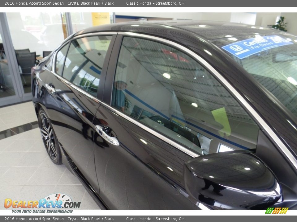 2016 Honda Accord Sport Sedan Crystal Black Pearl / Black Photo #11