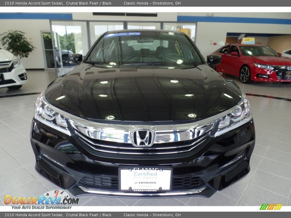 2016 Honda Accord Sport Sedan Crystal Black Pearl / Black Photo #13